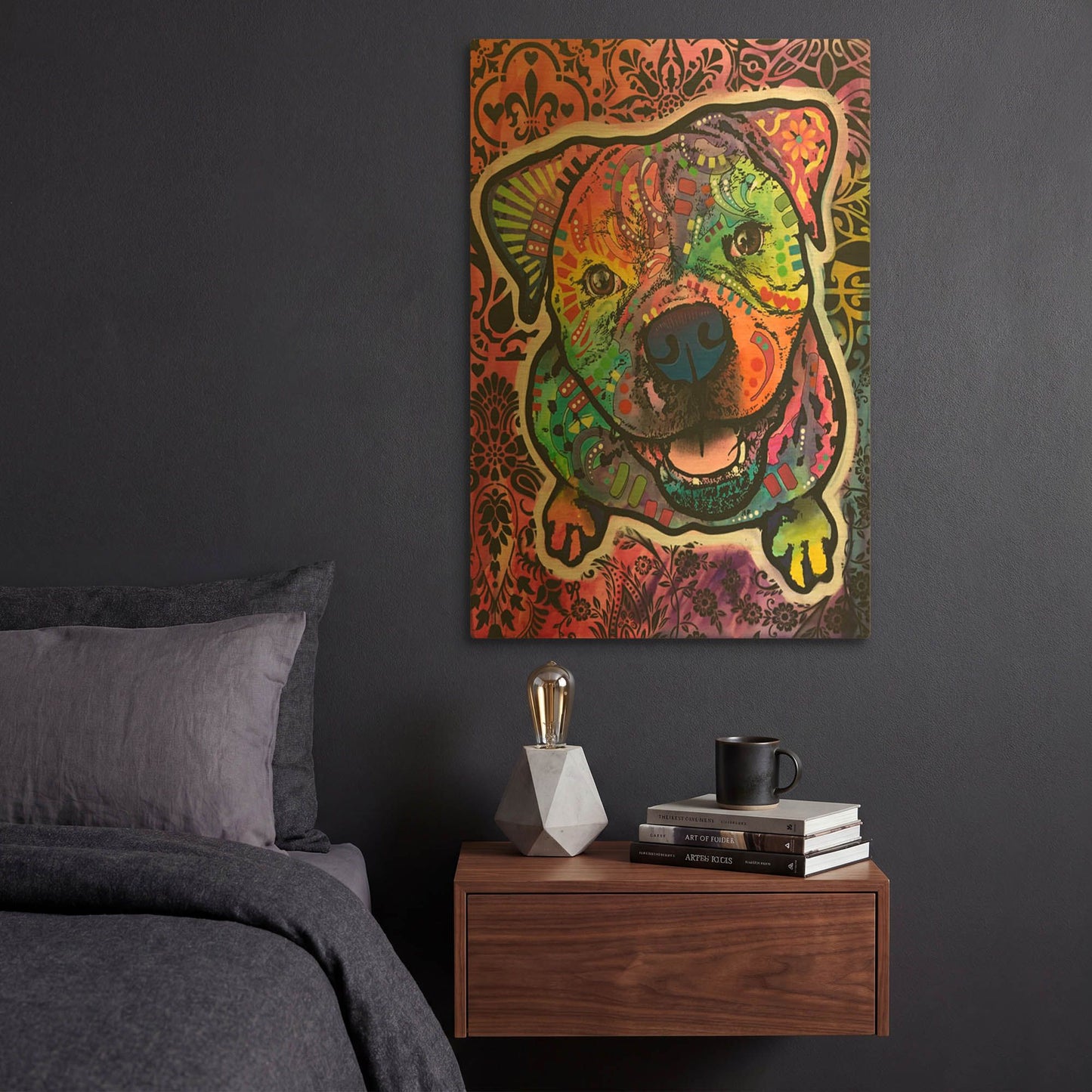 'Pete' By Dean Russo Gold Metal Wall Art