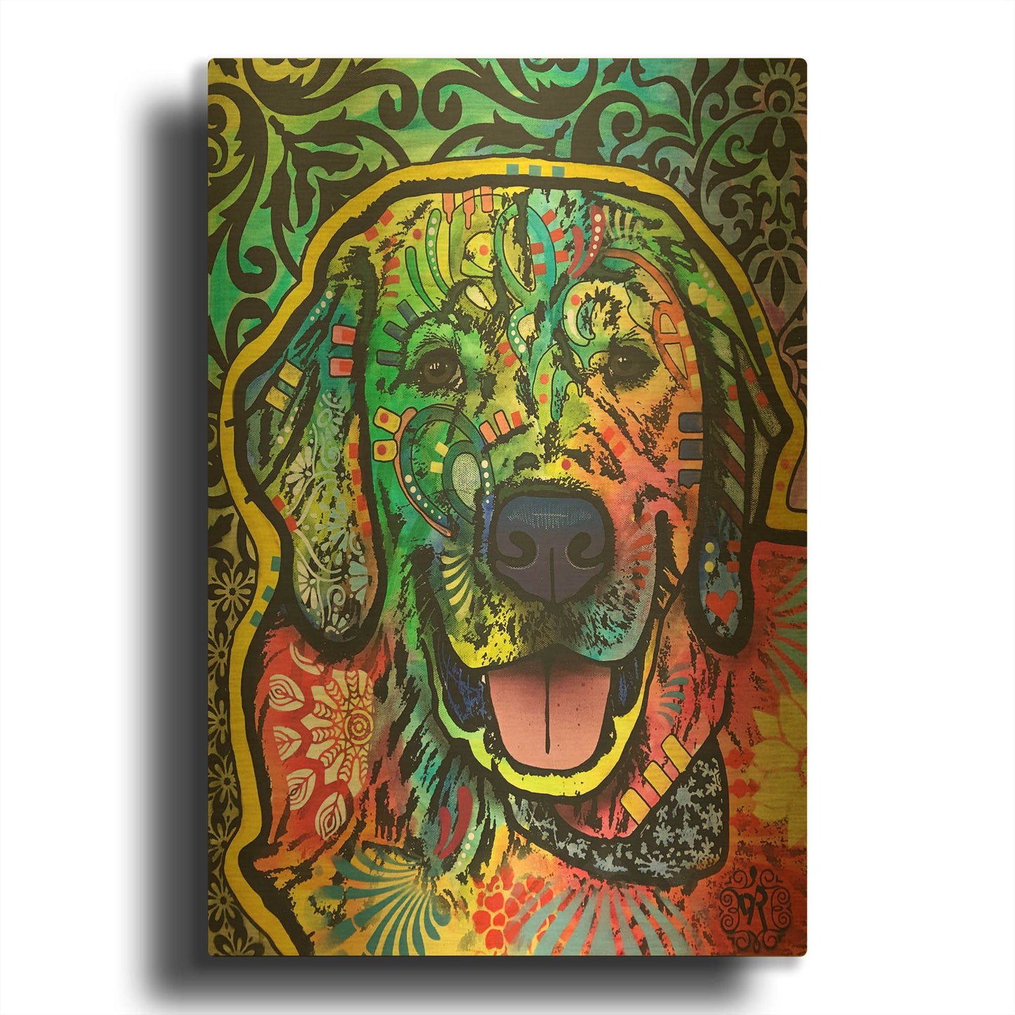 'Mikey' By Dean Russo Gold Metal Wall Art
