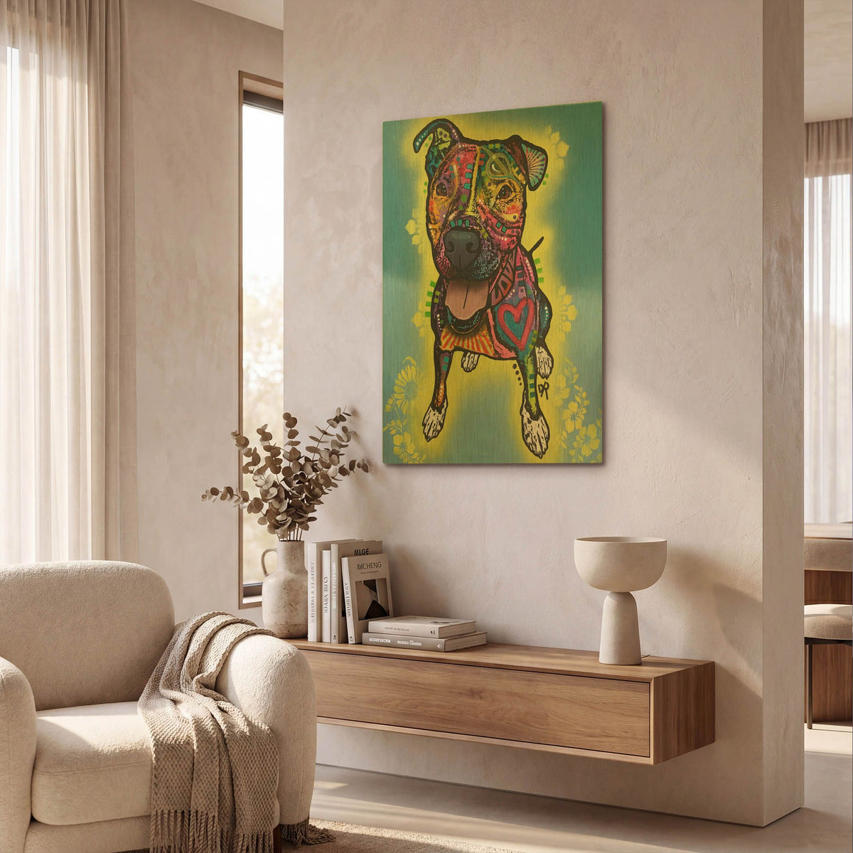 'Ellie' By Dean Russo Gold Metal Wall Art