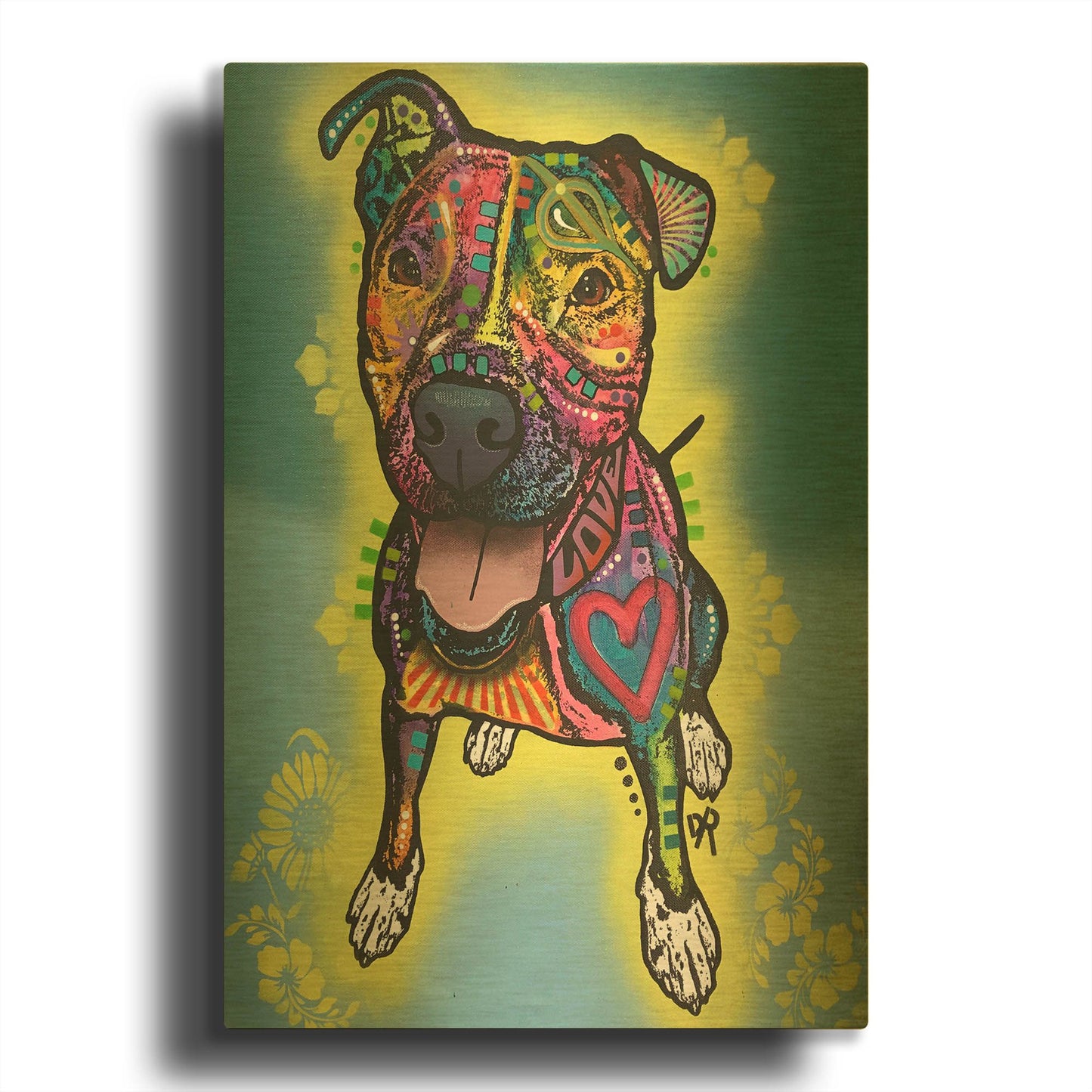'Ellie' By Dean Russo Gold Metal Wall Art