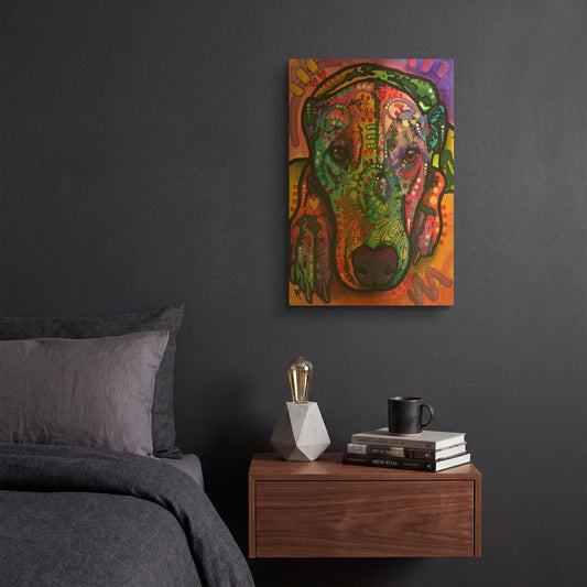 'Kaiah' By Dean Russo Gold Metal Wall Art