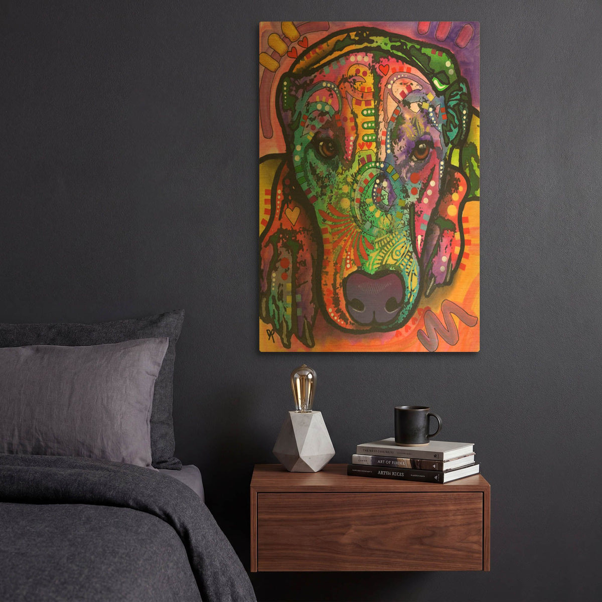'Kaiah' By Dean Russo Gold Metal Wall Art