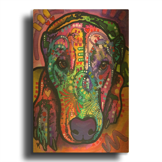 'Kaiah' By Dean Russo Gold Metal Wall Art