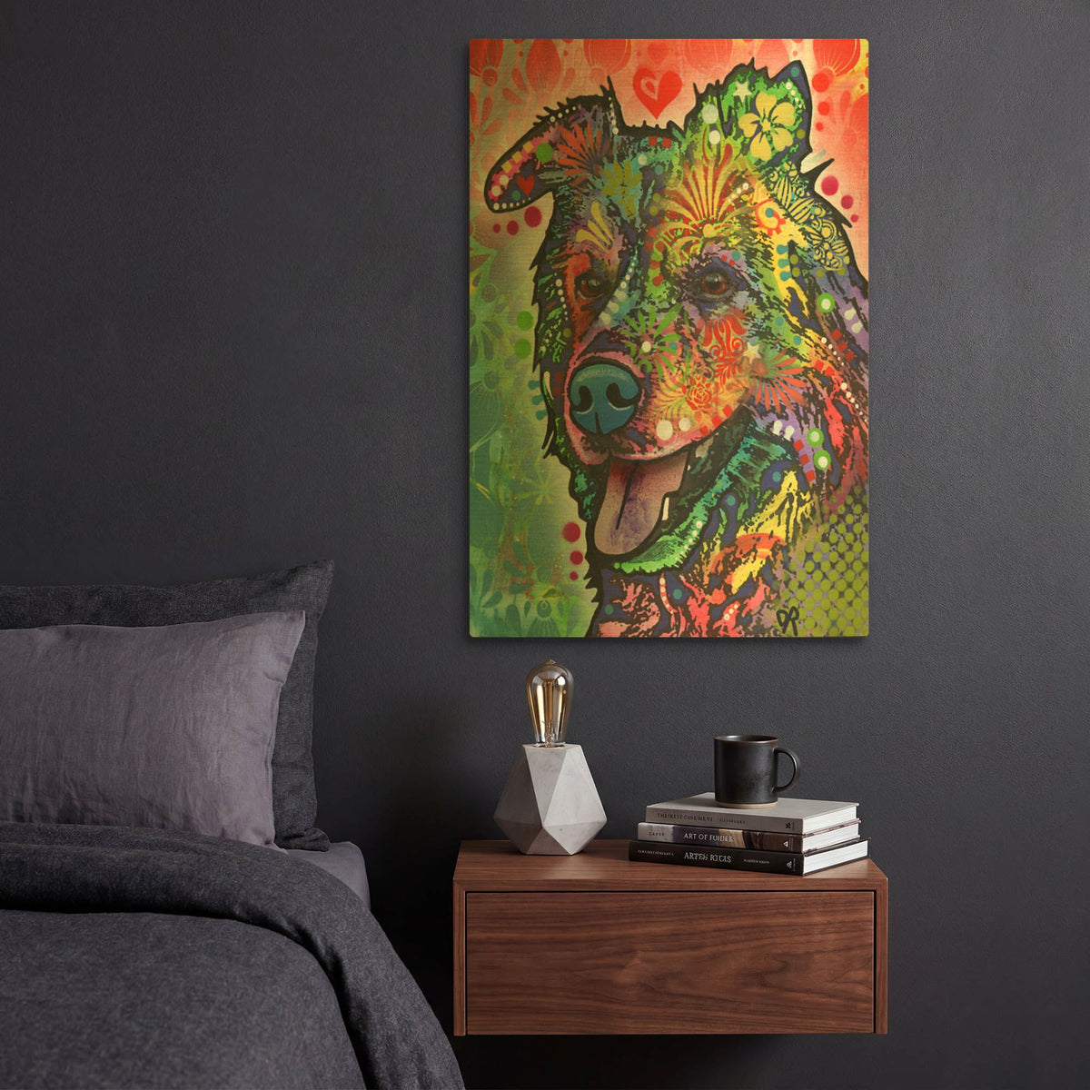 'Molly Rose' By Dean Russo Gold Metal Wall Art