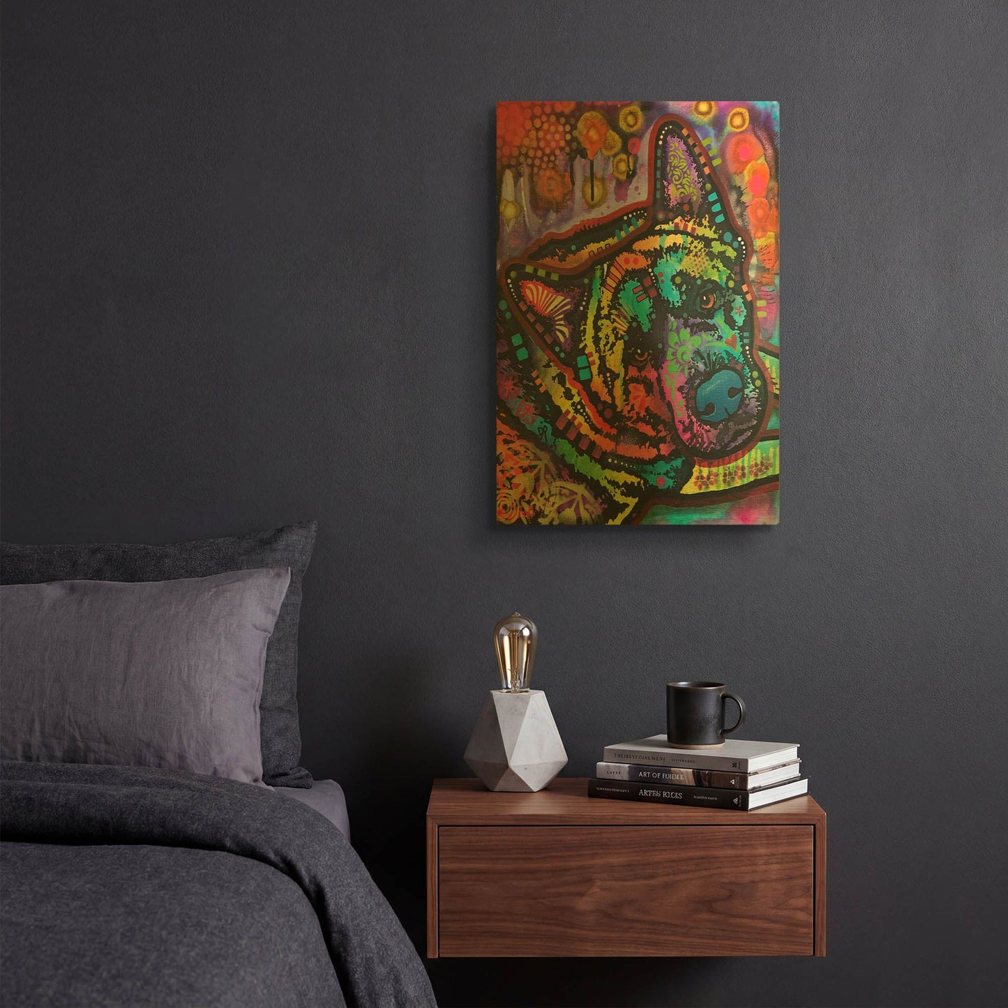 'Oli' By Dean Russo Gold Metal Wall Art
