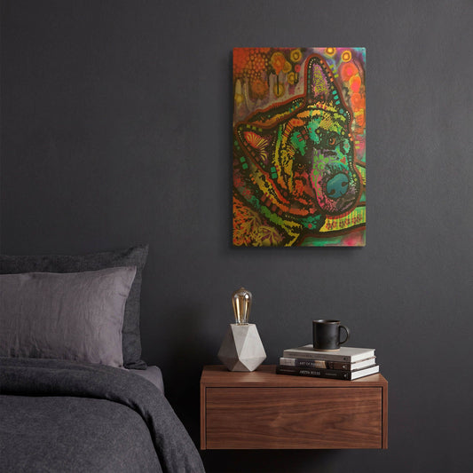 'Oli' By Dean Russo Gold Metal Wall Art
