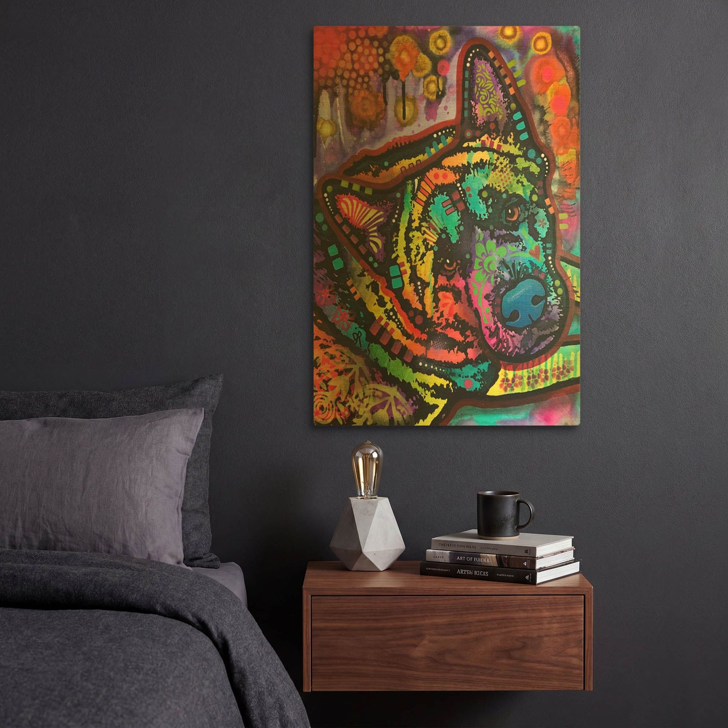 'Oli' By Dean Russo Gold Metal Wall Art