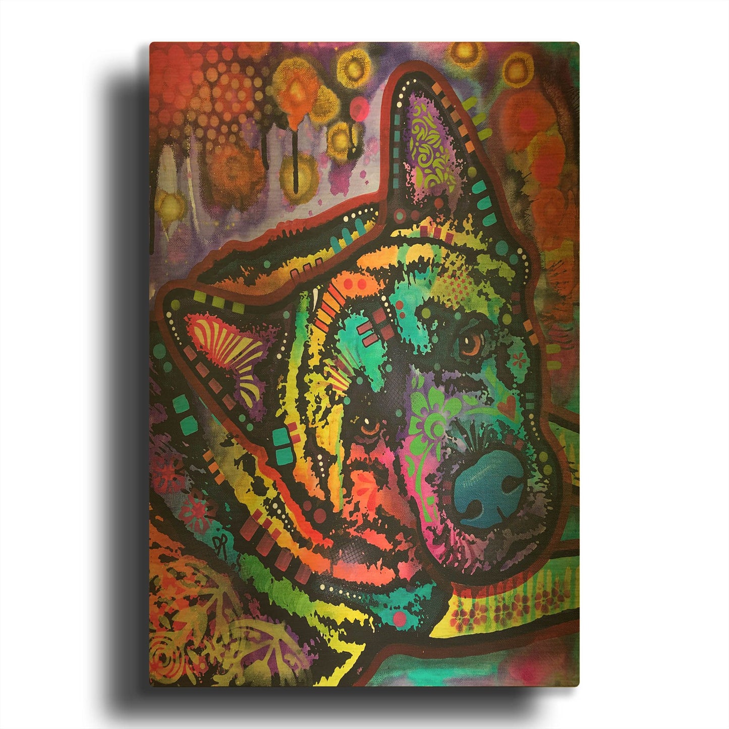 'Oli' By Dean Russo Gold Metal Wall Art