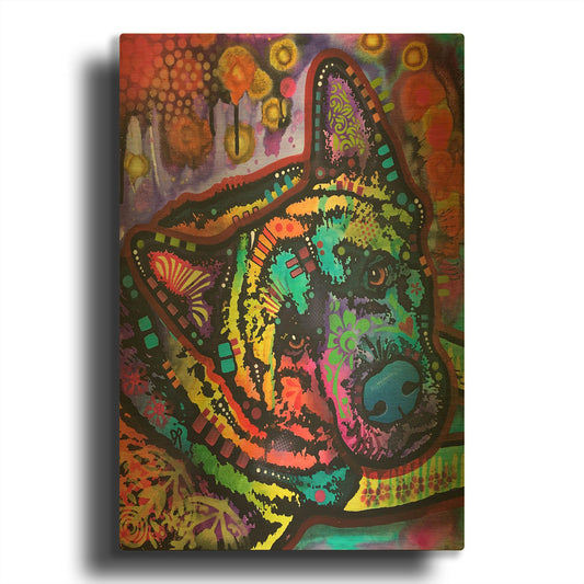 'Oli' By Dean Russo Gold Metal Wall Art