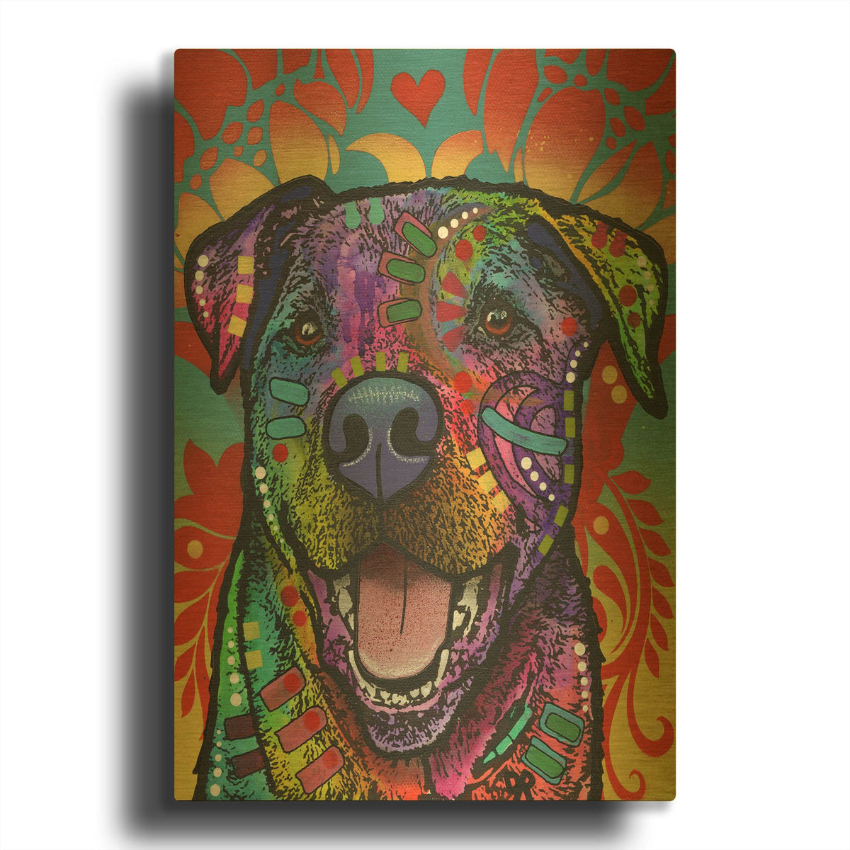 'Patrick' By Dean Russo Gold Metal Wall Art