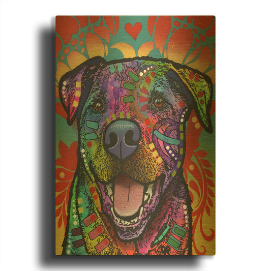 'Patrick' By Dean Russo Gold Metal Wall Art