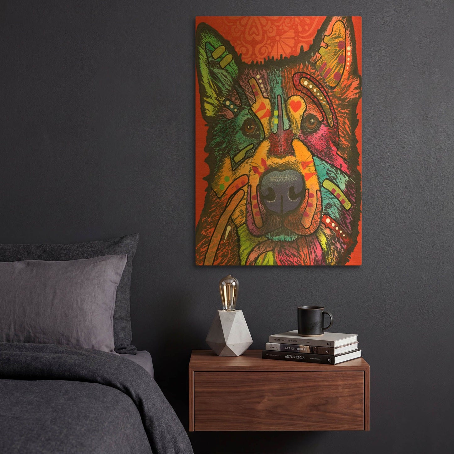 'Pierre' By Dean Russo Gold Metal Wall Art