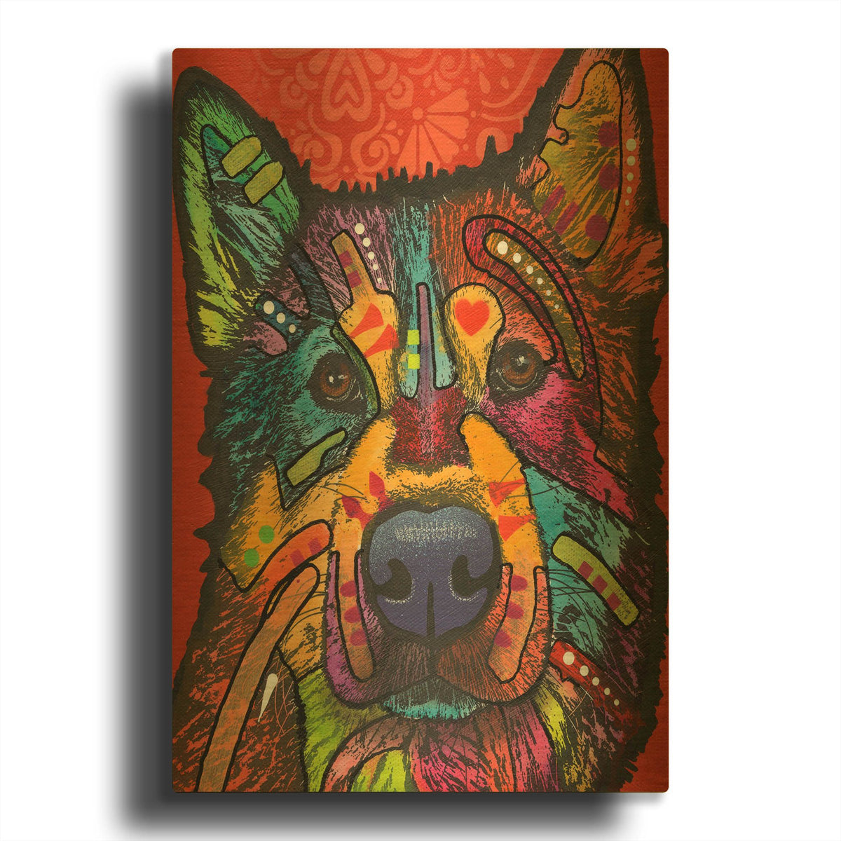 'Pierre' By Dean Russo Gold Metal Wall Art