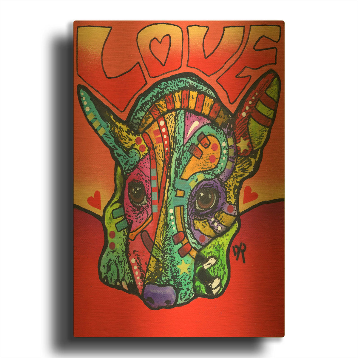 'Ralphy' By Dean Russo Gold Metal Wall Art