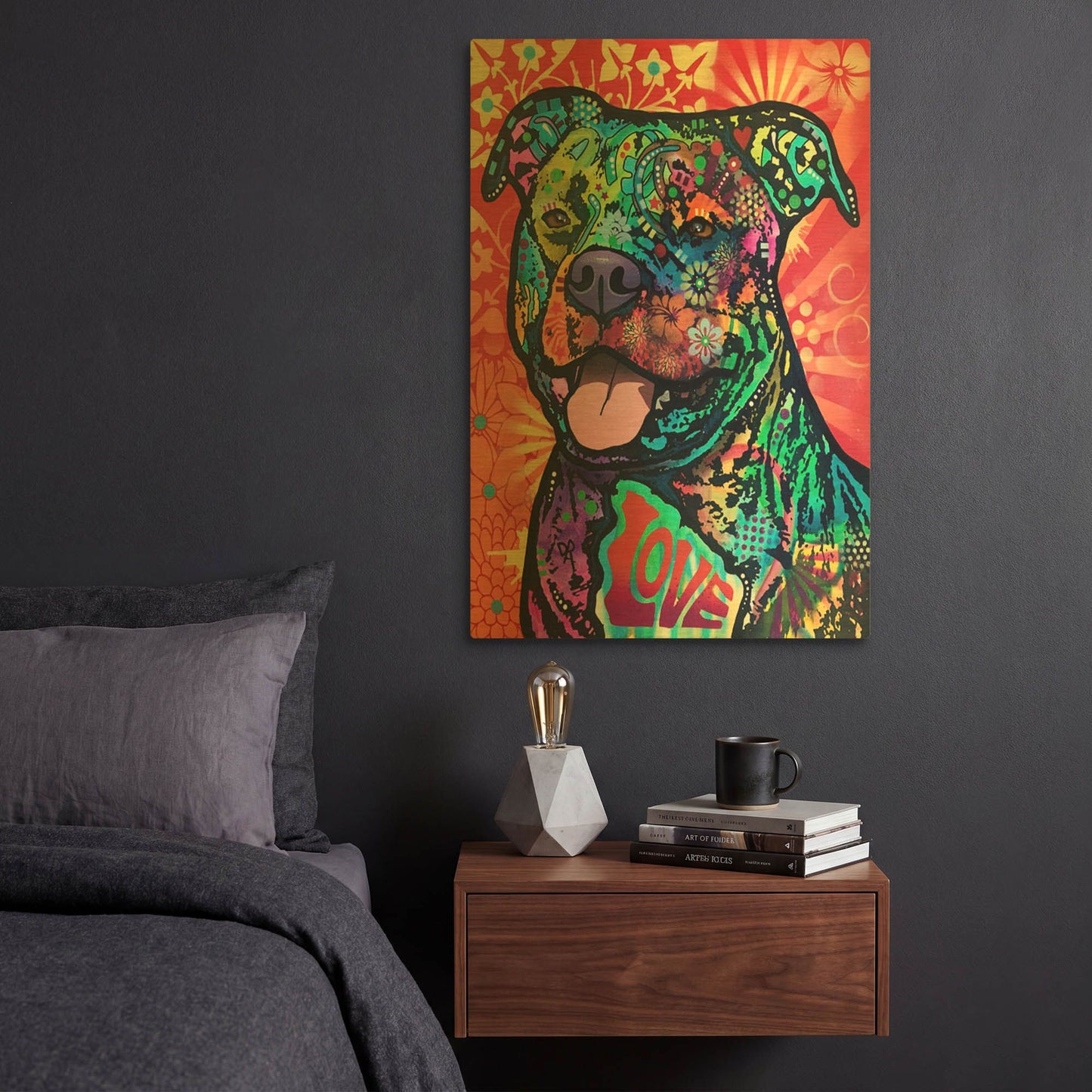 'Sookie' By Dean Russo Gold Metal Wall Art
