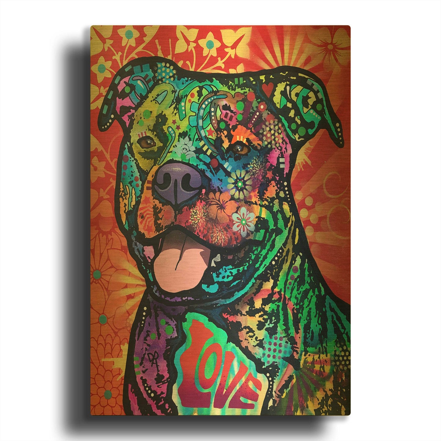 'Sookie' By Dean Russo Gold Metal Wall Art
