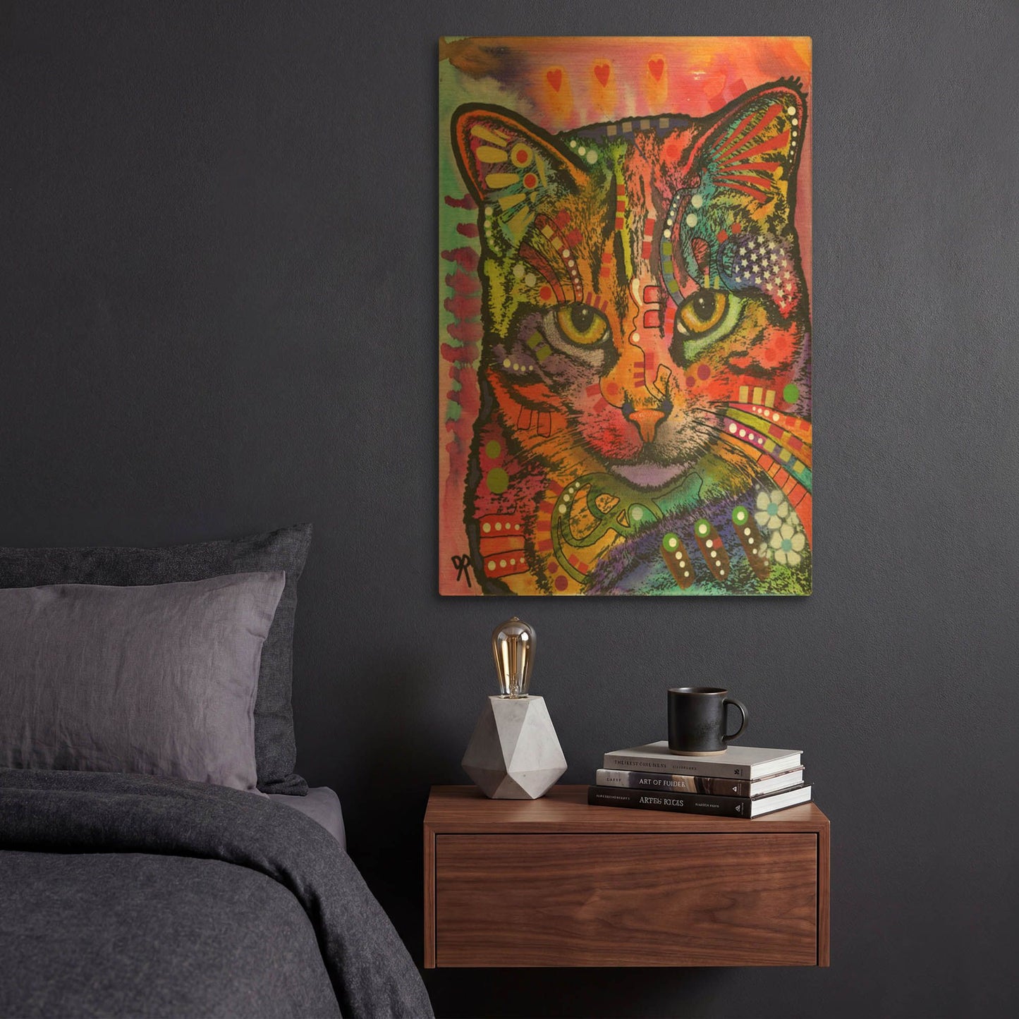 'Trixie' By Dean Russo Gold Metal Wall Art