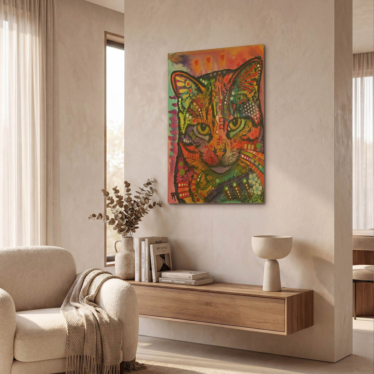 'Trixie' By Dean Russo Gold Metal Wall Art