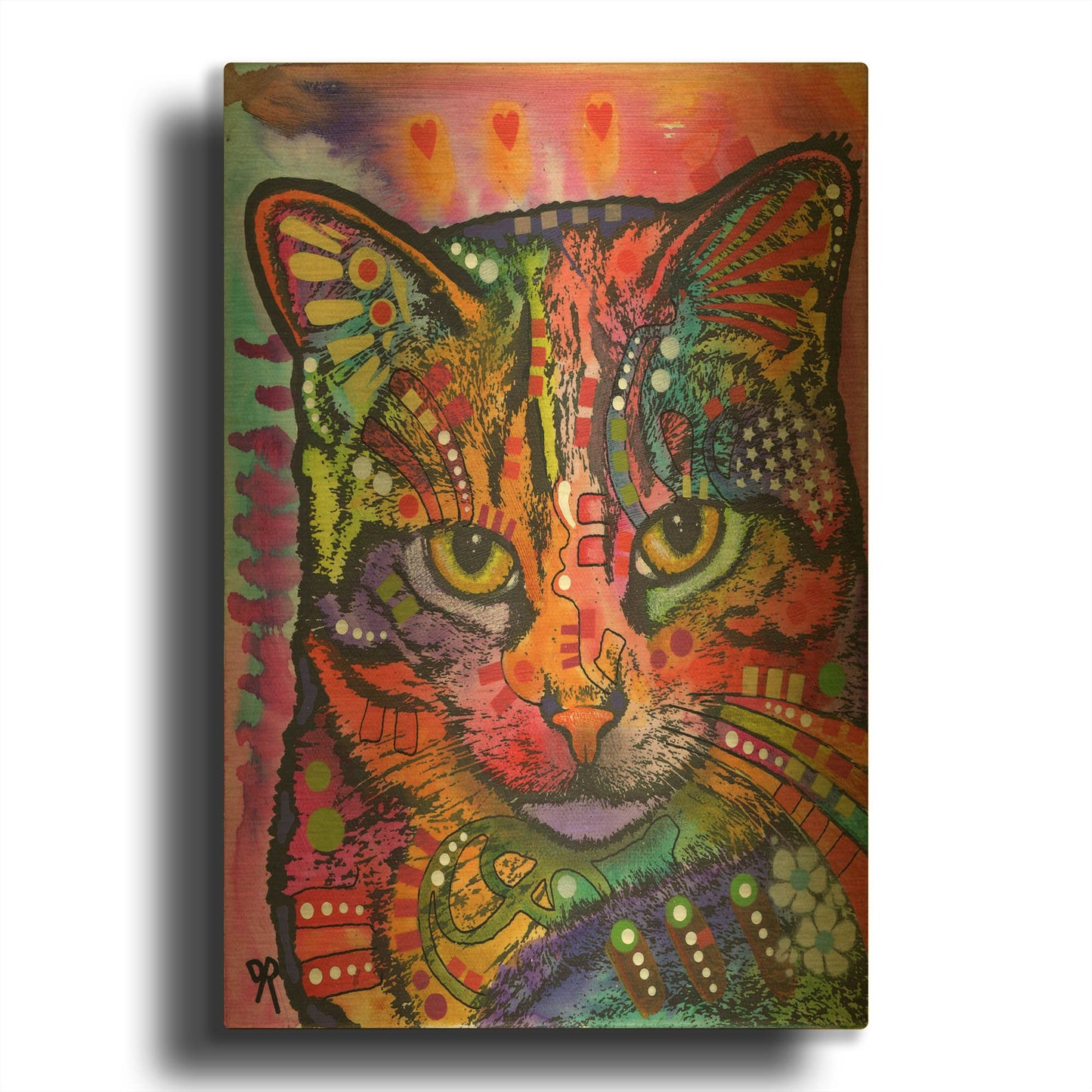 'Trixie' By Dean Russo Gold Metal Wall Art