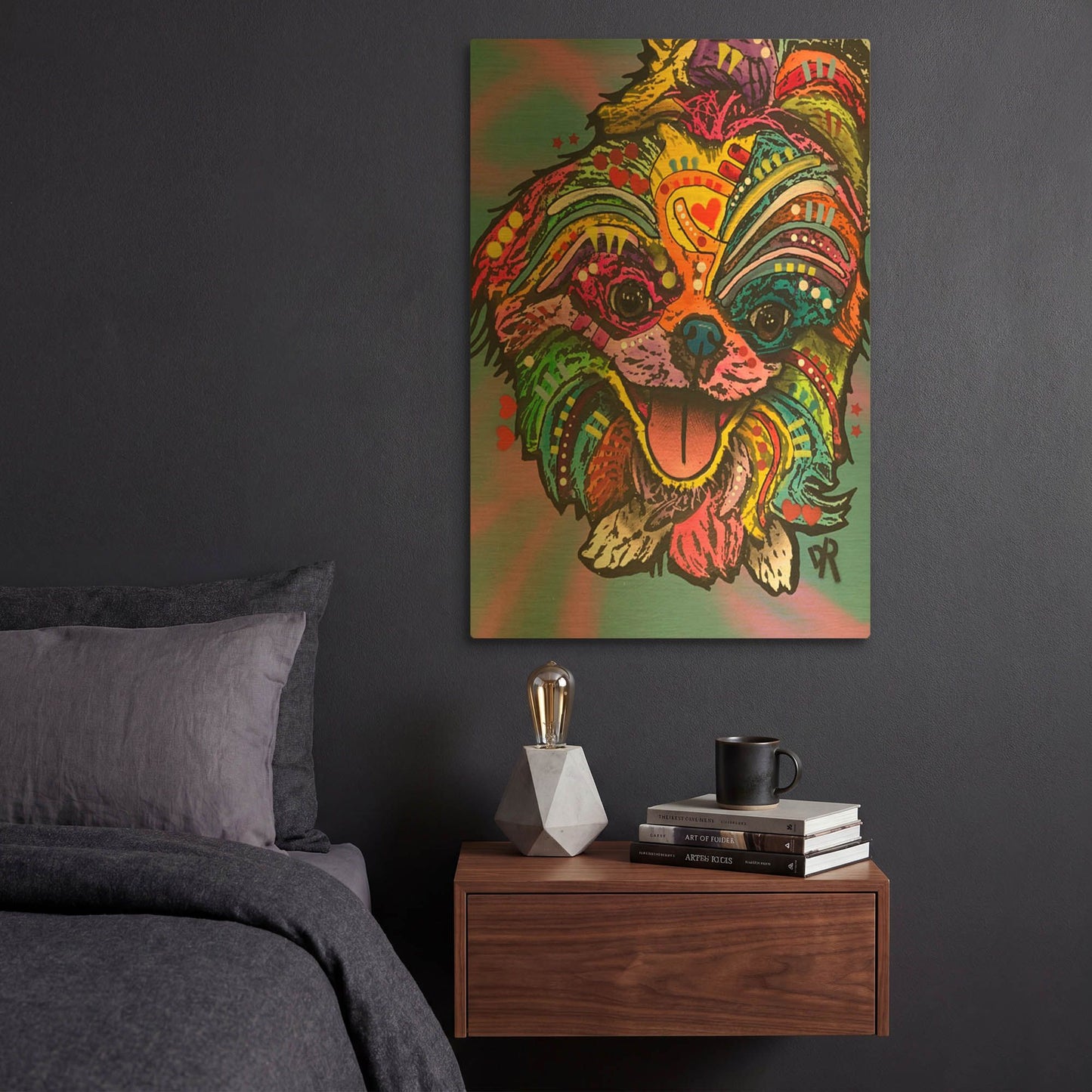 'Molly' By Dean Russo Gold Metal Wall Art