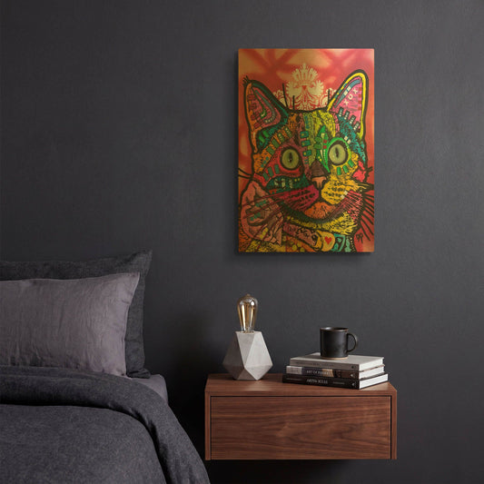 'Gidget' By Dean Russo Gold Metal Wall Art
