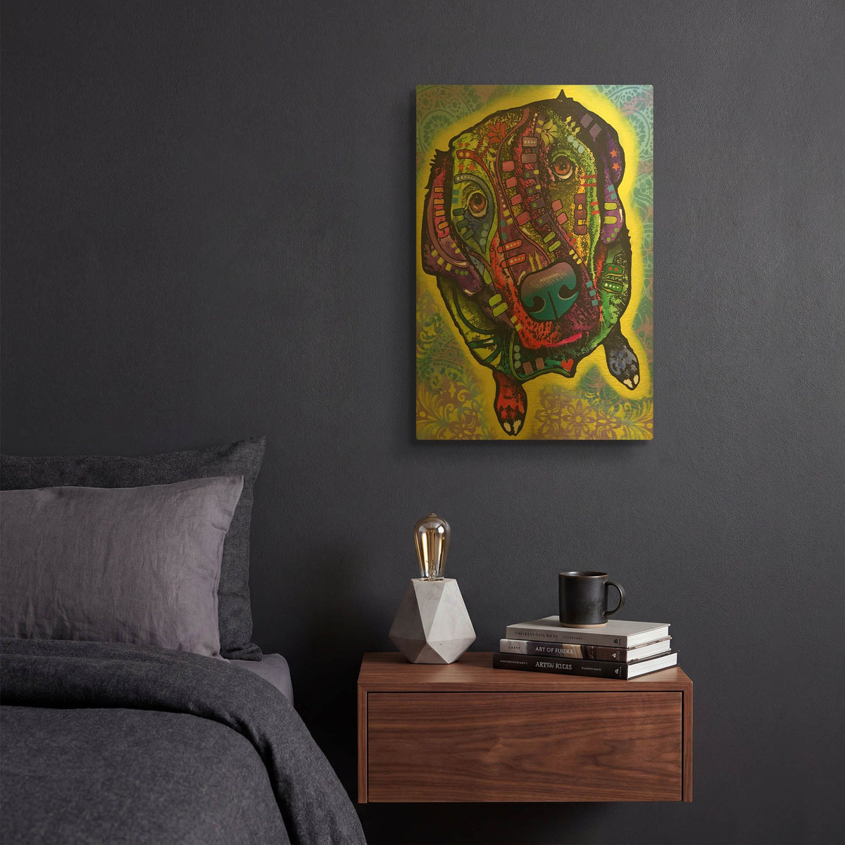 'Marley' By Dean Russo Gold Metal Wall Art