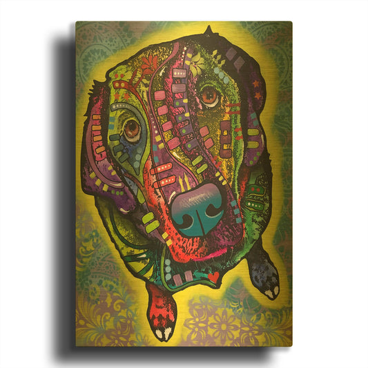 'Marley' By Dean Russo Gold Metal Wall Art