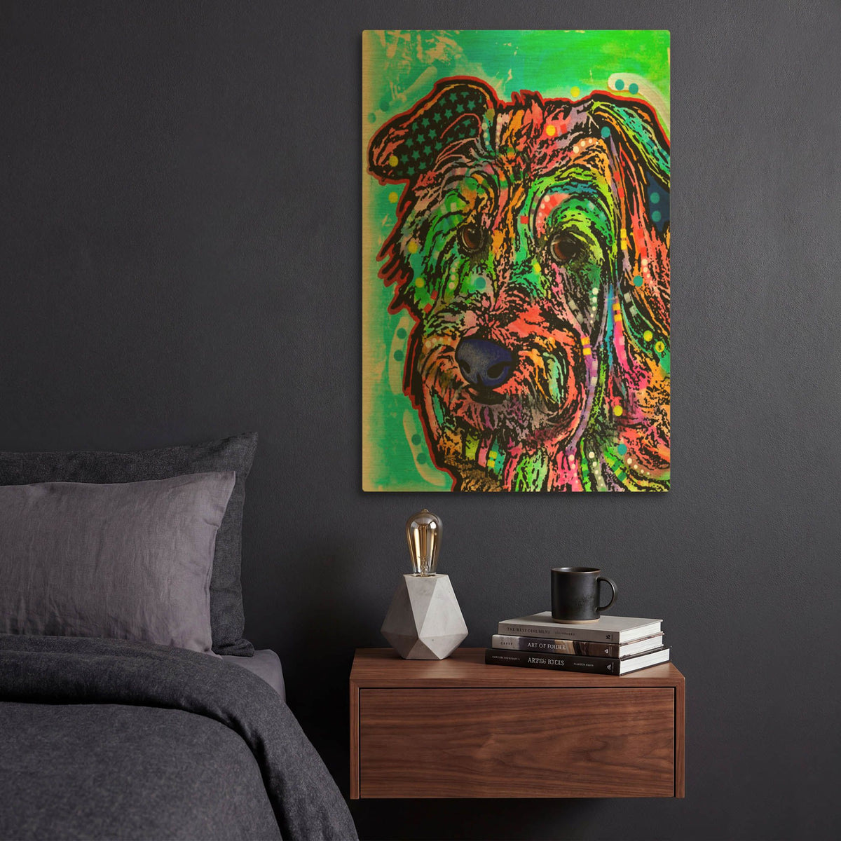 'Amelia' By Dean Russo Gold Metal Wall Art