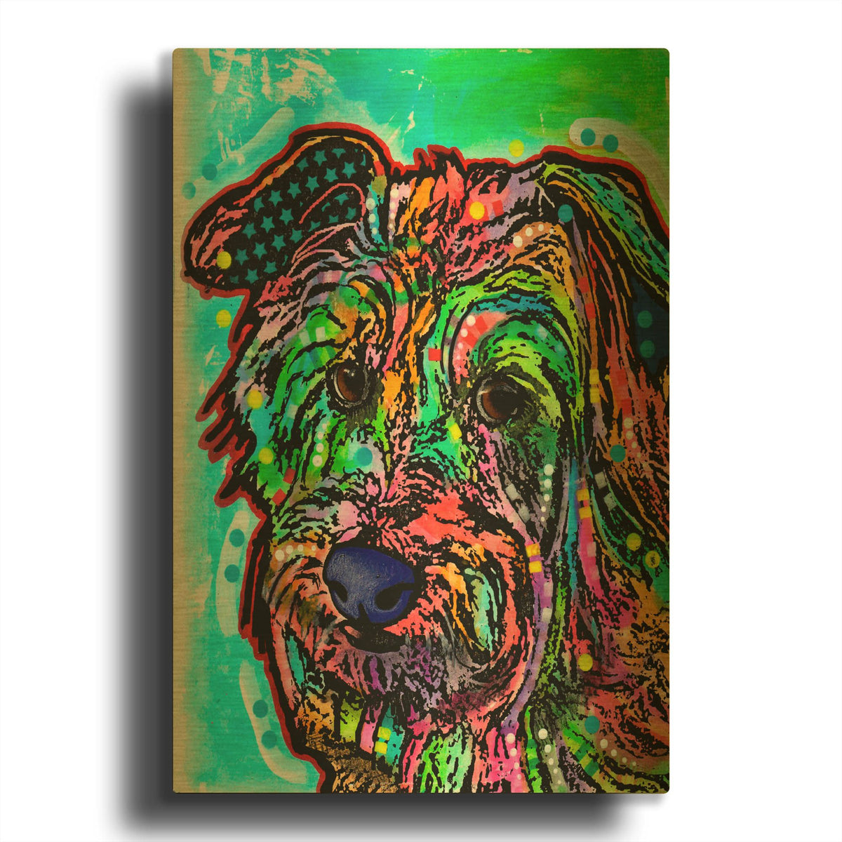 'Amelia' By Dean Russo Gold Metal Wall Art