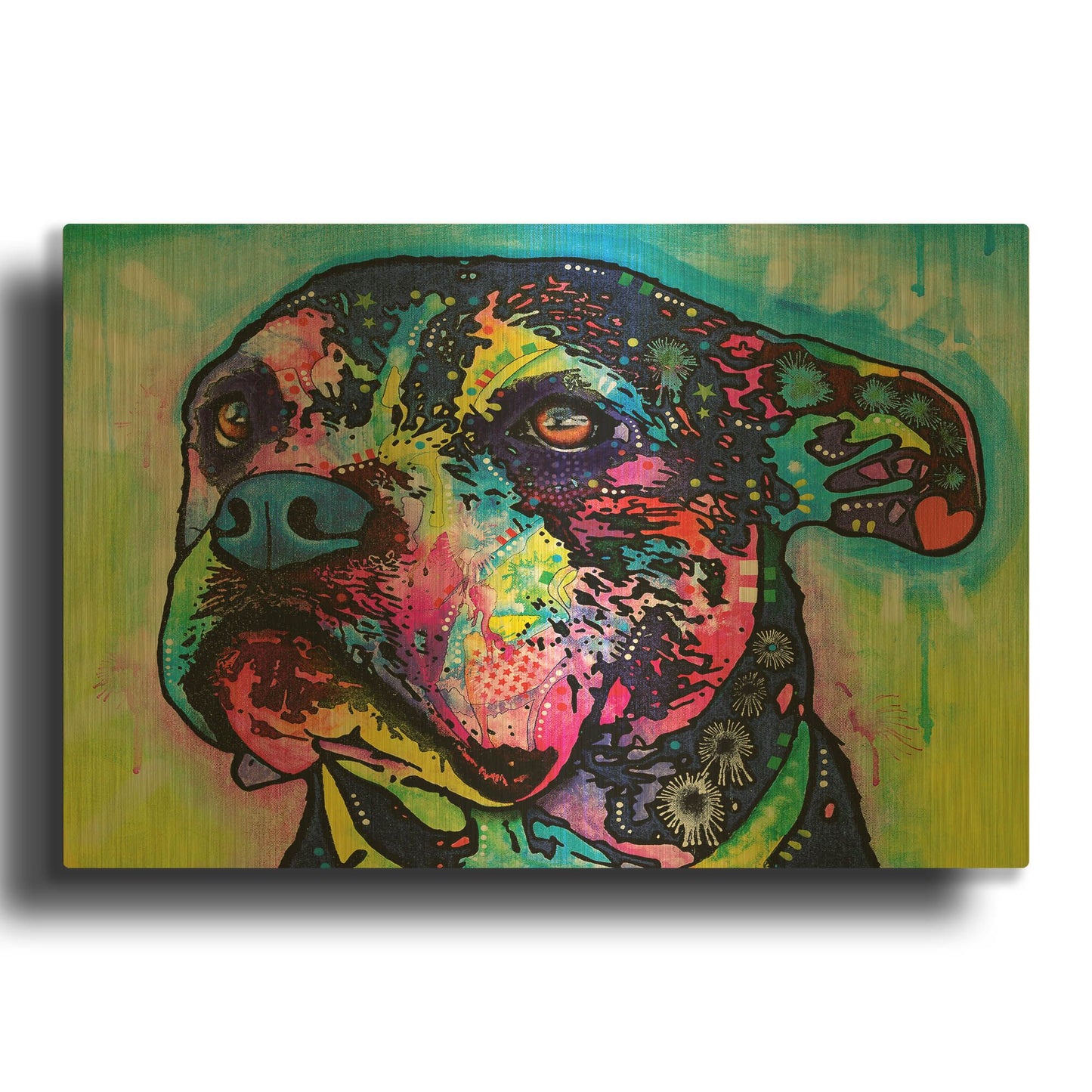 'Anni' By Dean Russo Gold Metal Wall Art