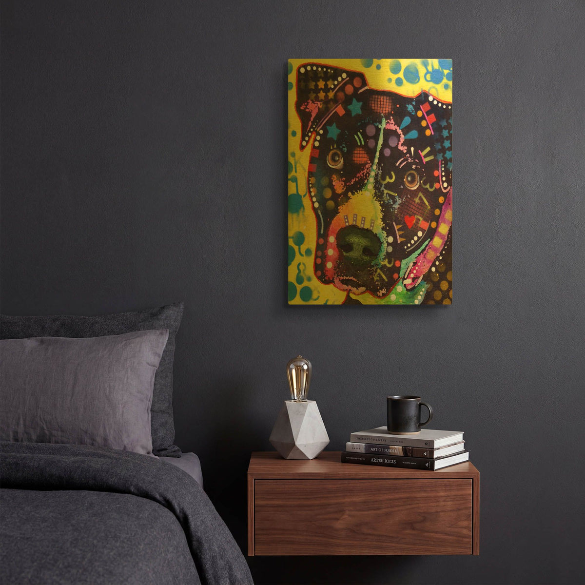 'B2' By Dean Russo Gold Metal Wall Art