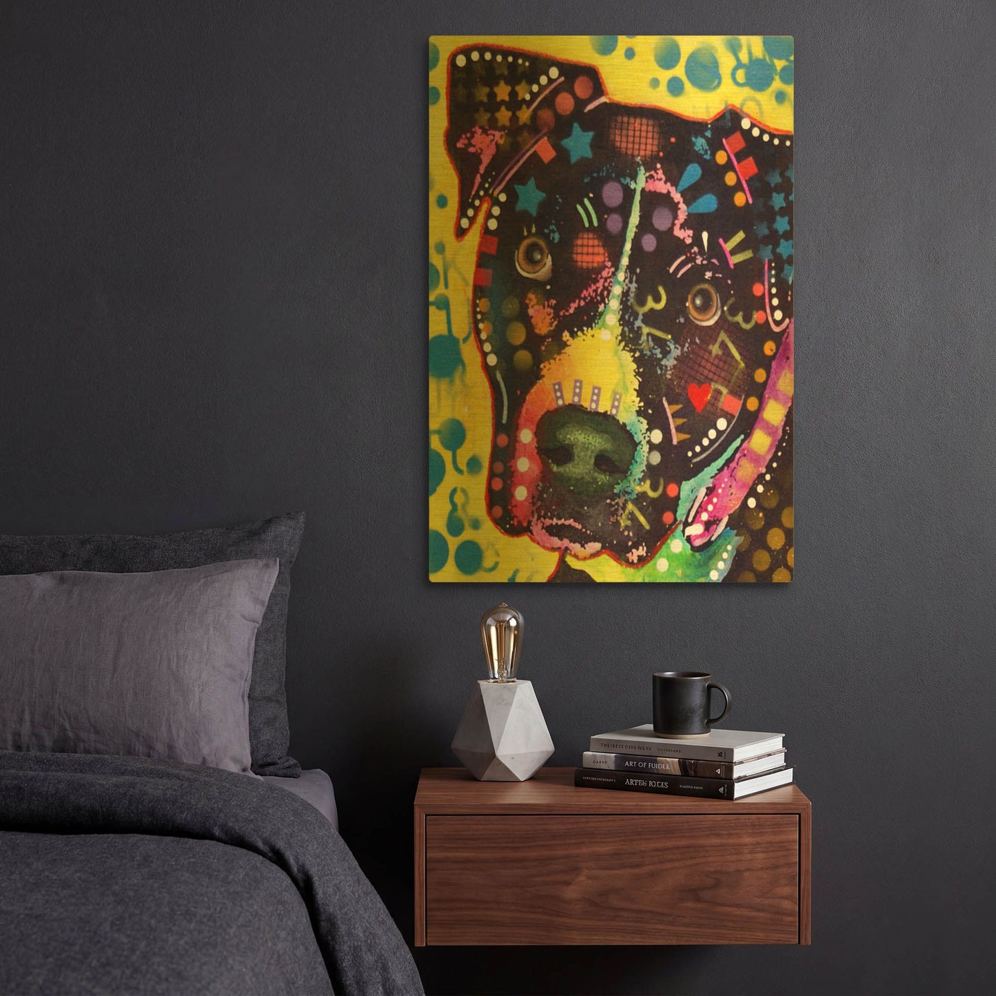 'B2' By Dean Russo Gold Metal Wall Art