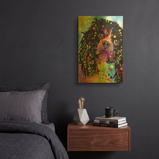 'King Charles 2' By Dean Russo Gold Metal Wall Art