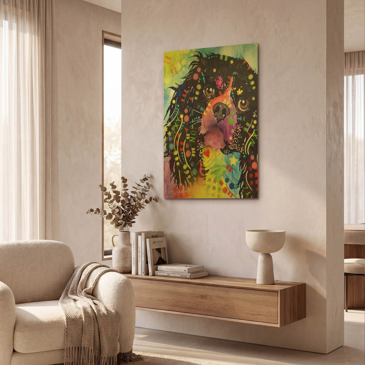 'King Charles 2' By Dean Russo Gold Metal Wall Art