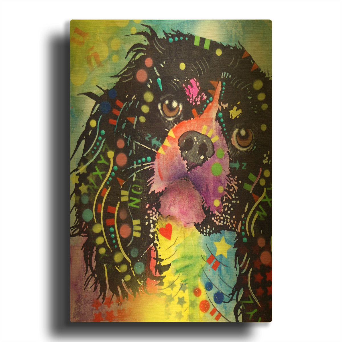 'King Charles 2' By Dean Russo Gold Metal Wall Art