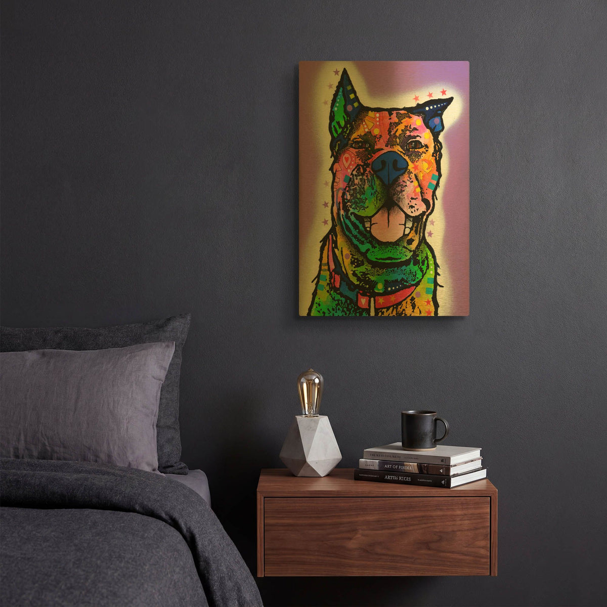 'Kona' By Dean Russo Gold Metal Wall Art