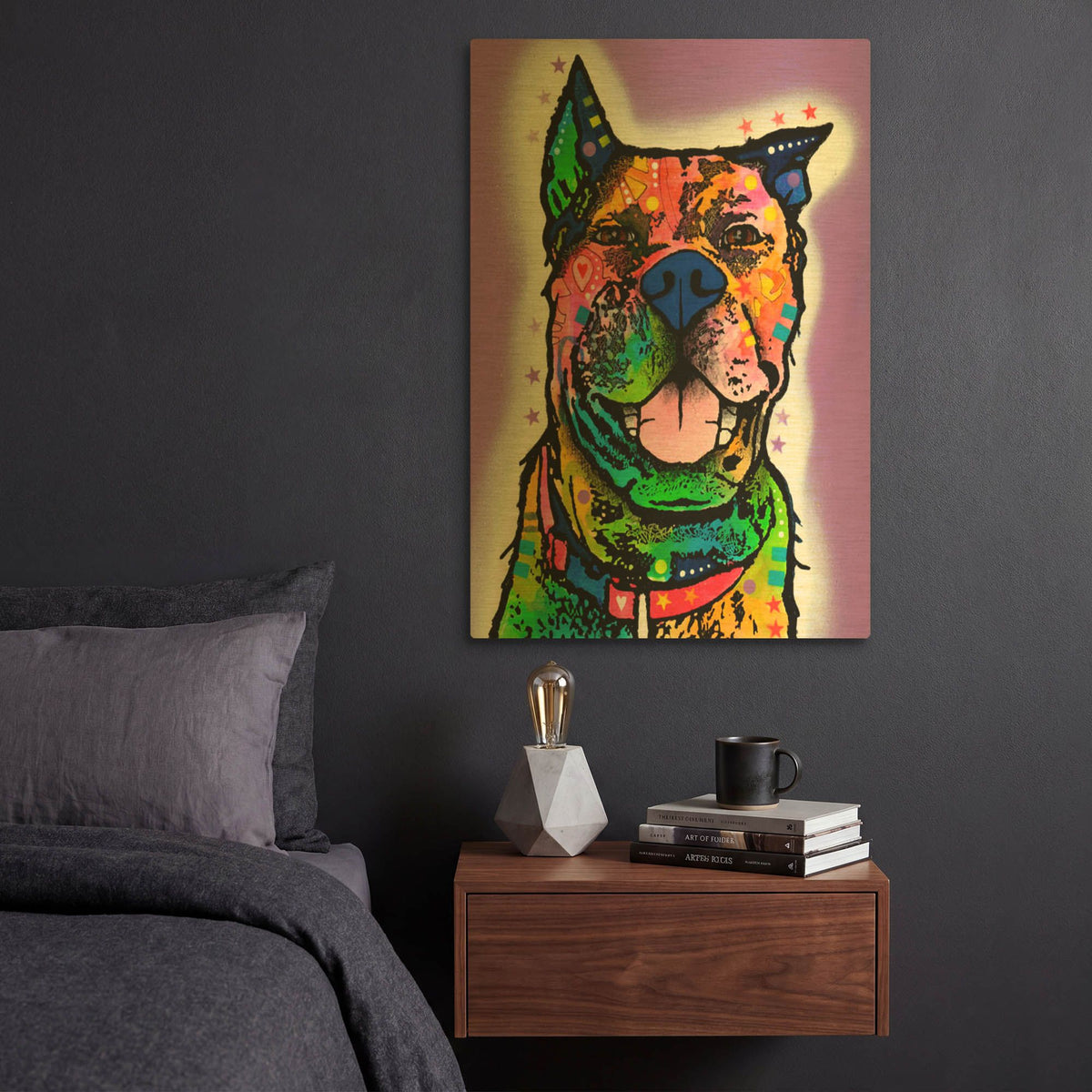 'Kona' By Dean Russo Gold Metal Wall Art