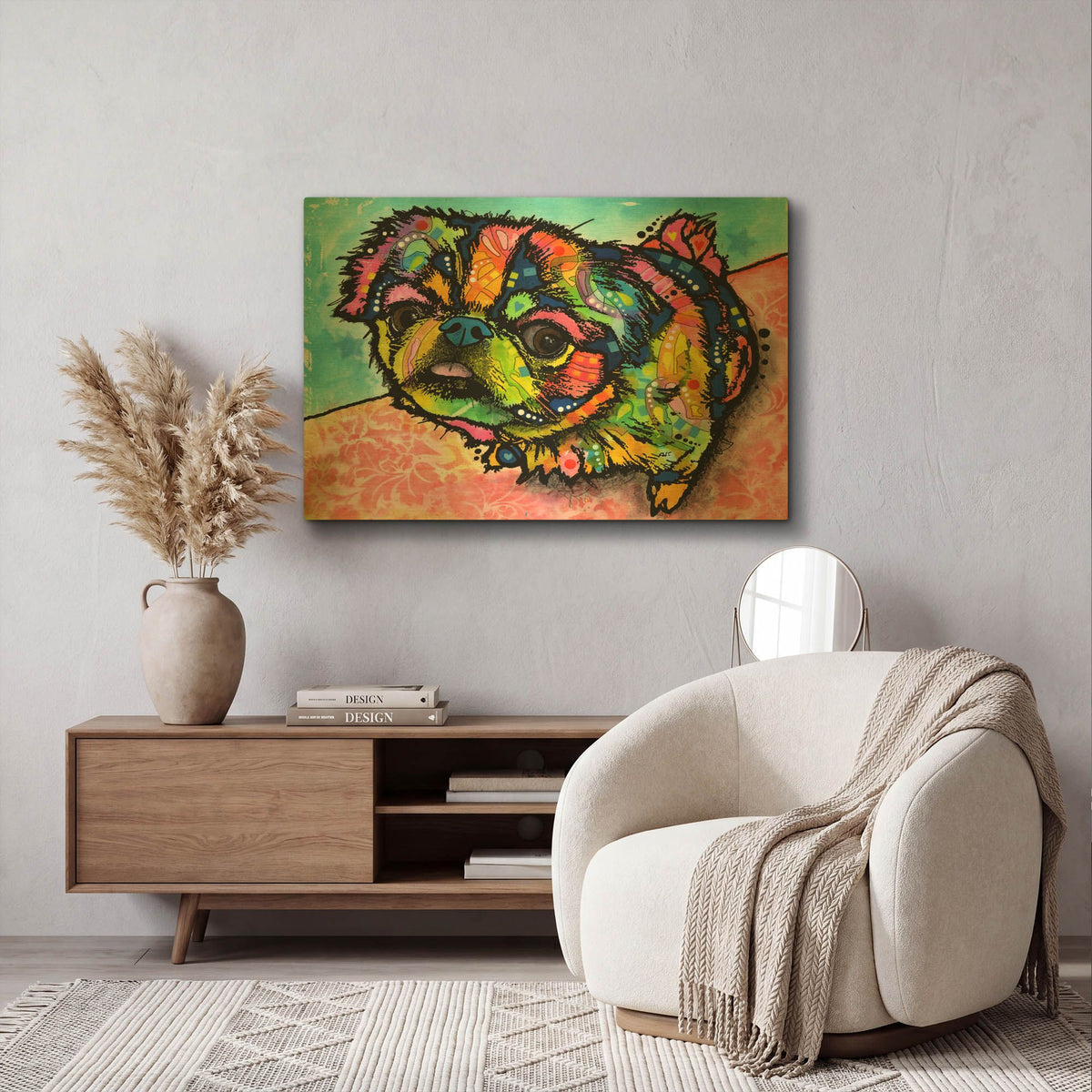 'Missey' By Dean Russo Gold Metal Wall Art