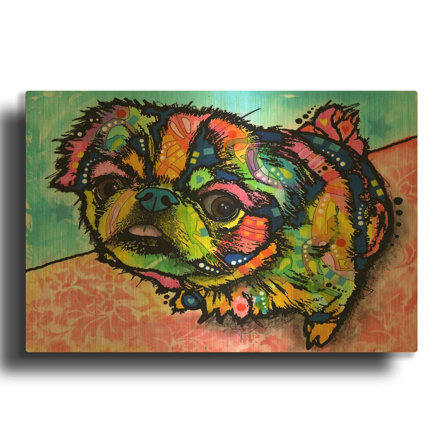 'Missey' By Dean Russo Gold Metal Wall Art