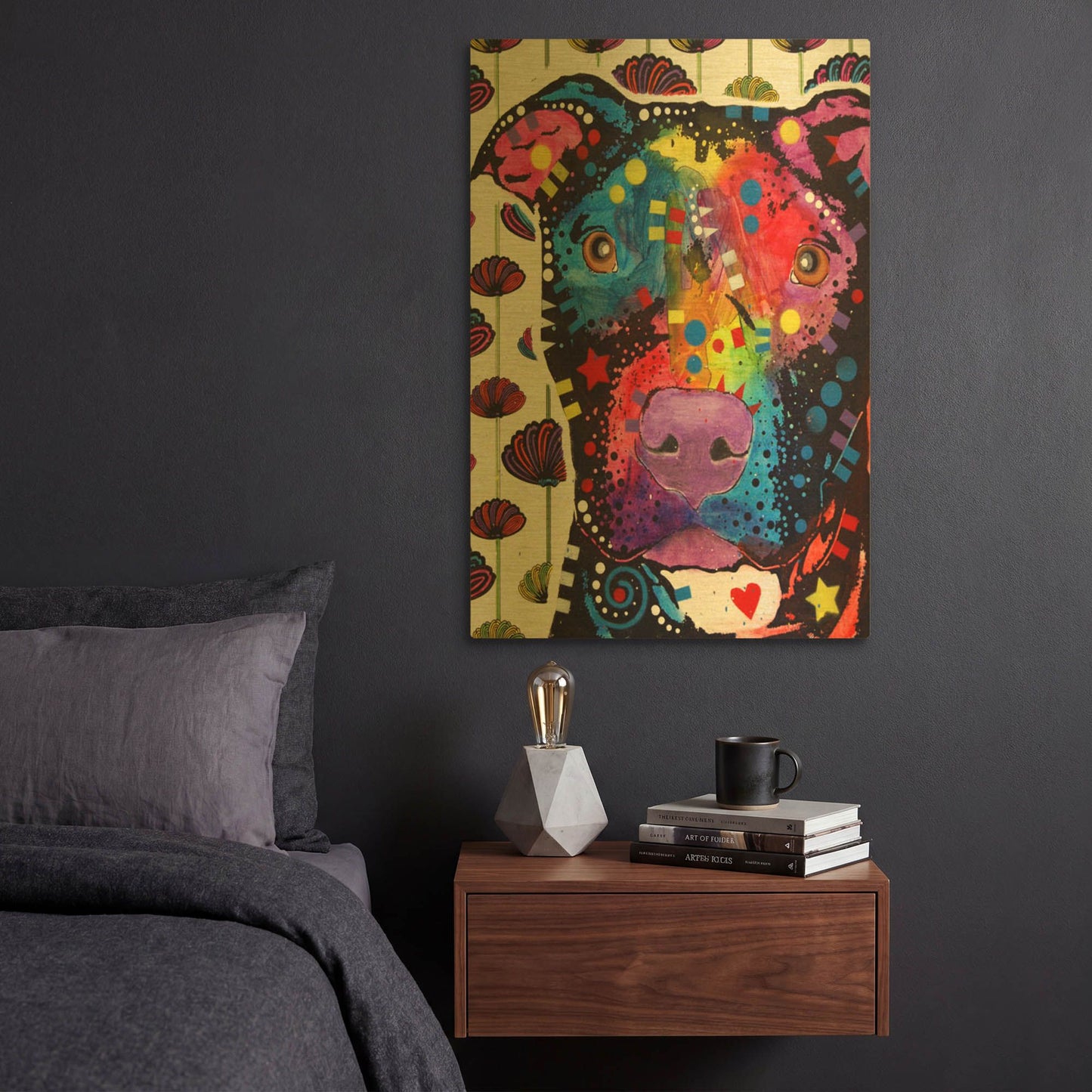 'Mortar' By Dean Russo Gold Metal Wall Art