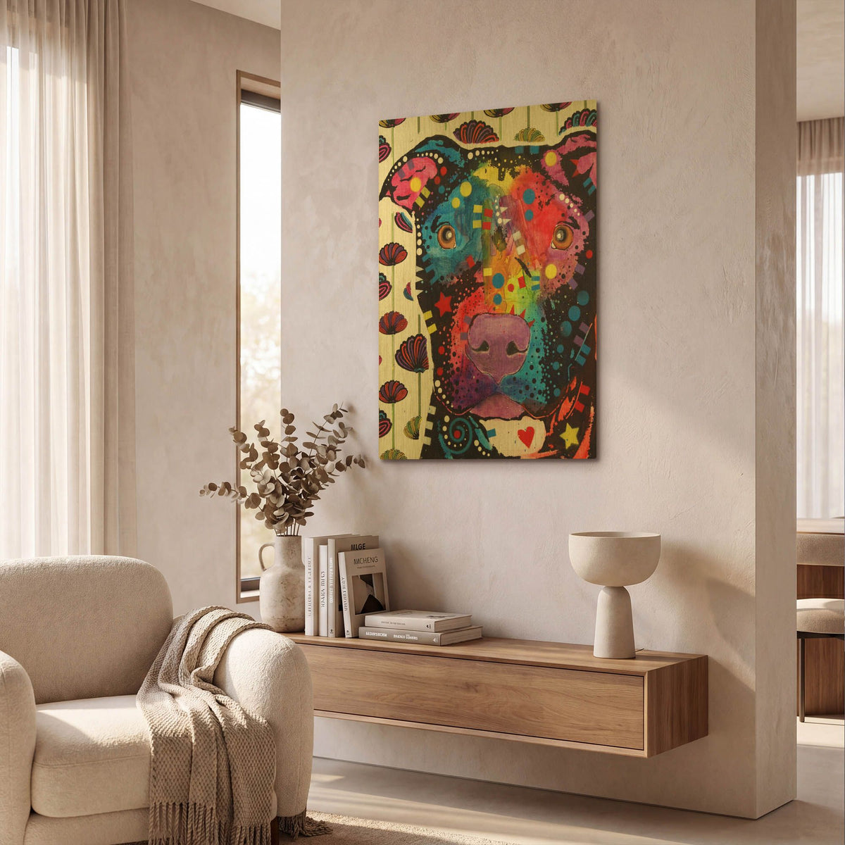 'Mortar' By Dean Russo Gold Metal Wall Art