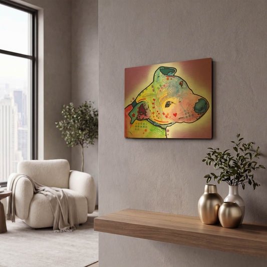 'Mucca Work' By Dean Russo Gold Metal Wall Art