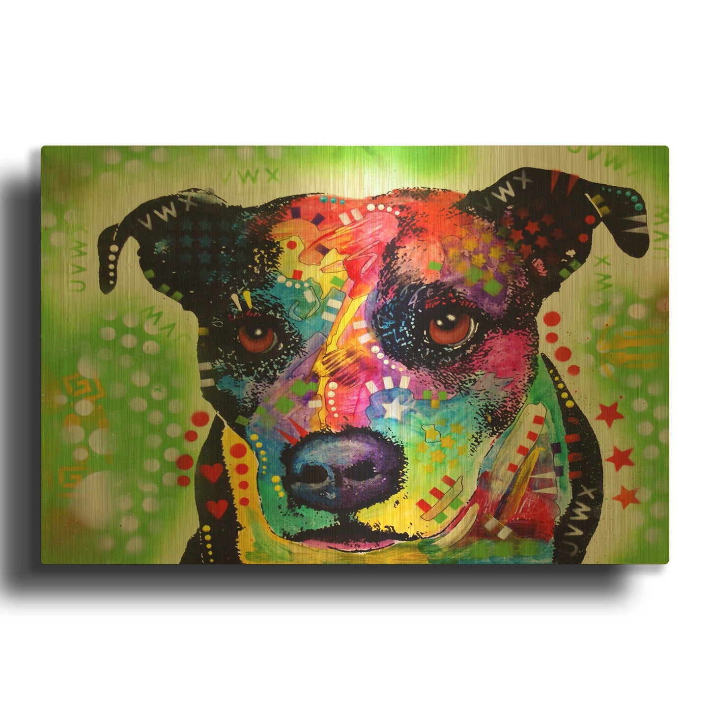 'Pit 1' By Dean Russo Gold Metal Wall Art