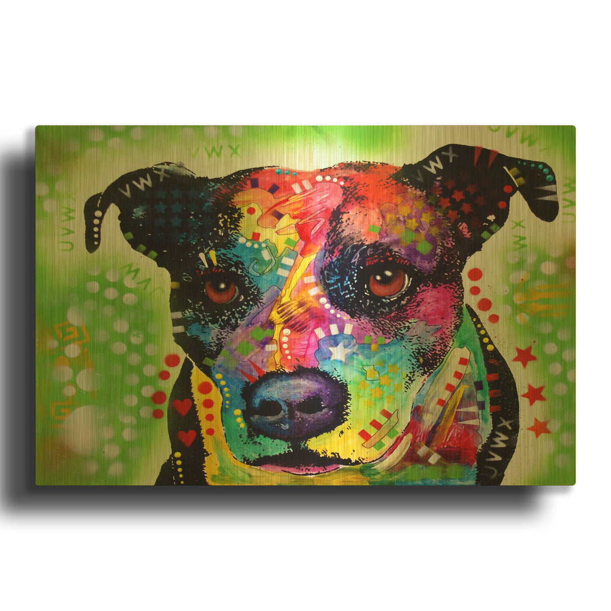 'Pit 1' By Dean Russo Gold Metal Wall Art