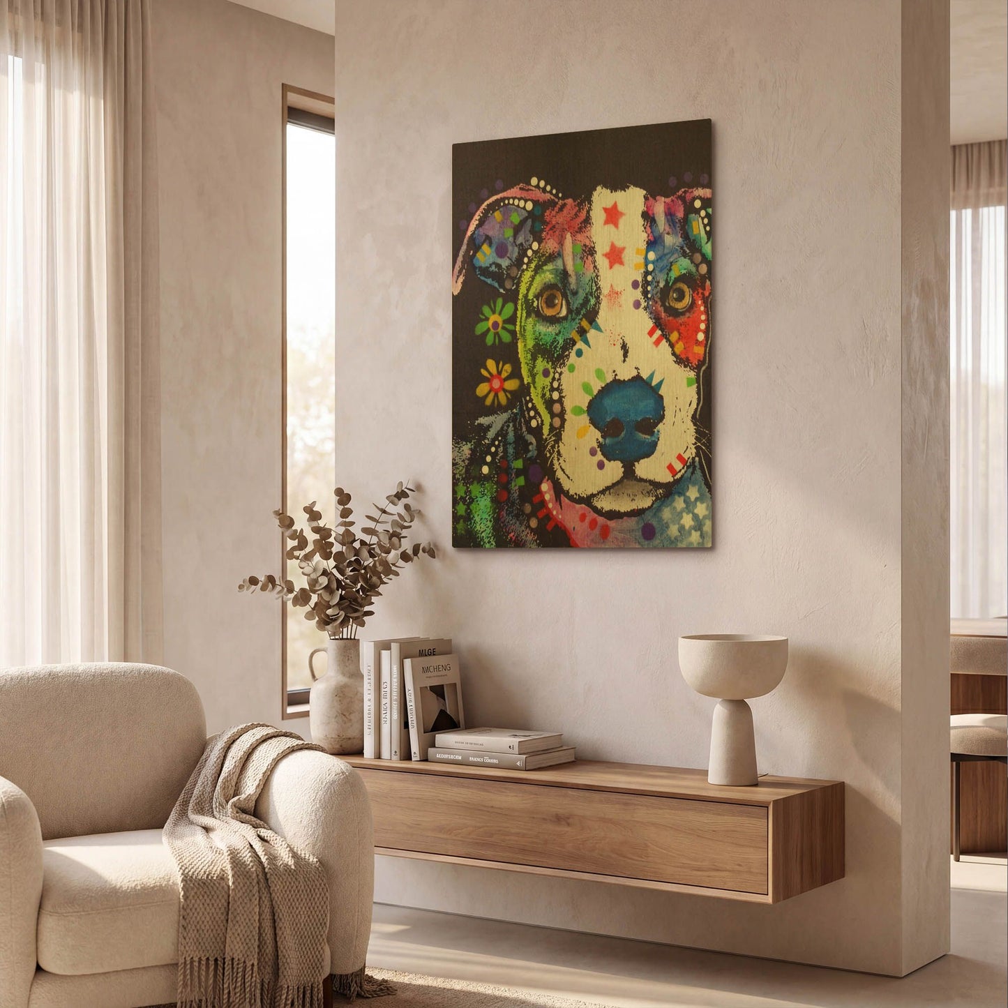 'Pit 2' By Dean Russo Gold Metal Wall Art