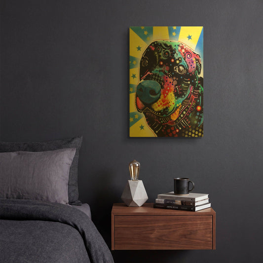 'Polo' By Dean Russo Gold Metal Wall Art