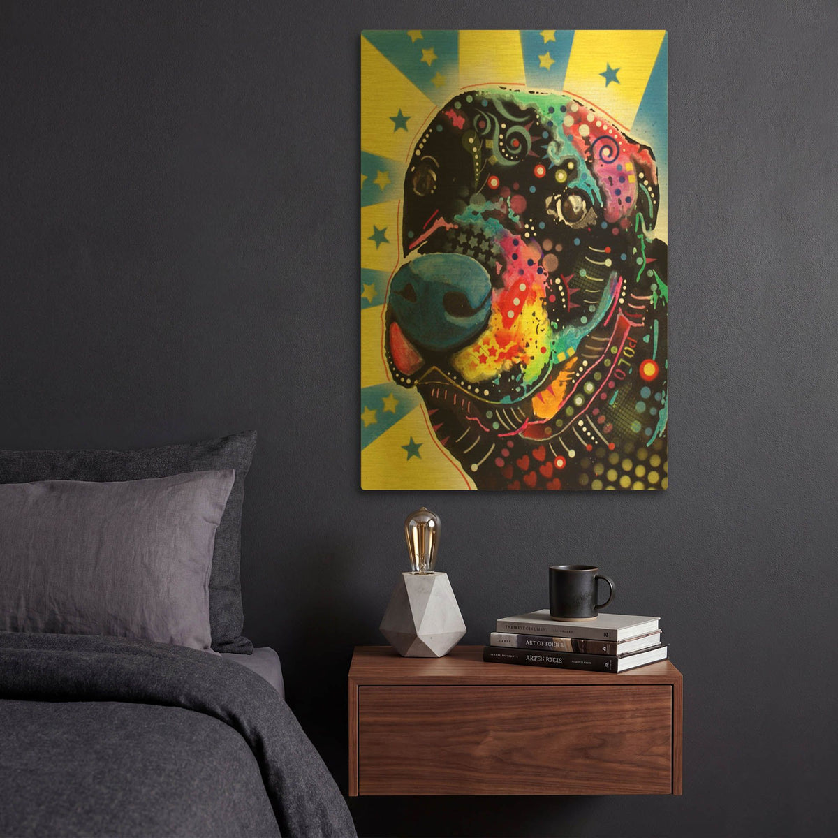 'Polo' By Dean Russo Gold Metal Wall Art