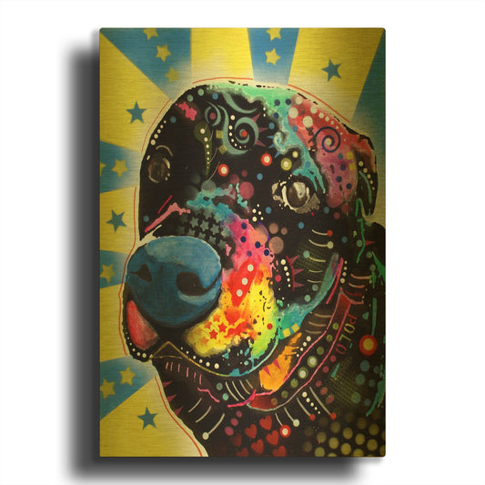 'Polo' By Dean Russo Gold Metal Wall Art