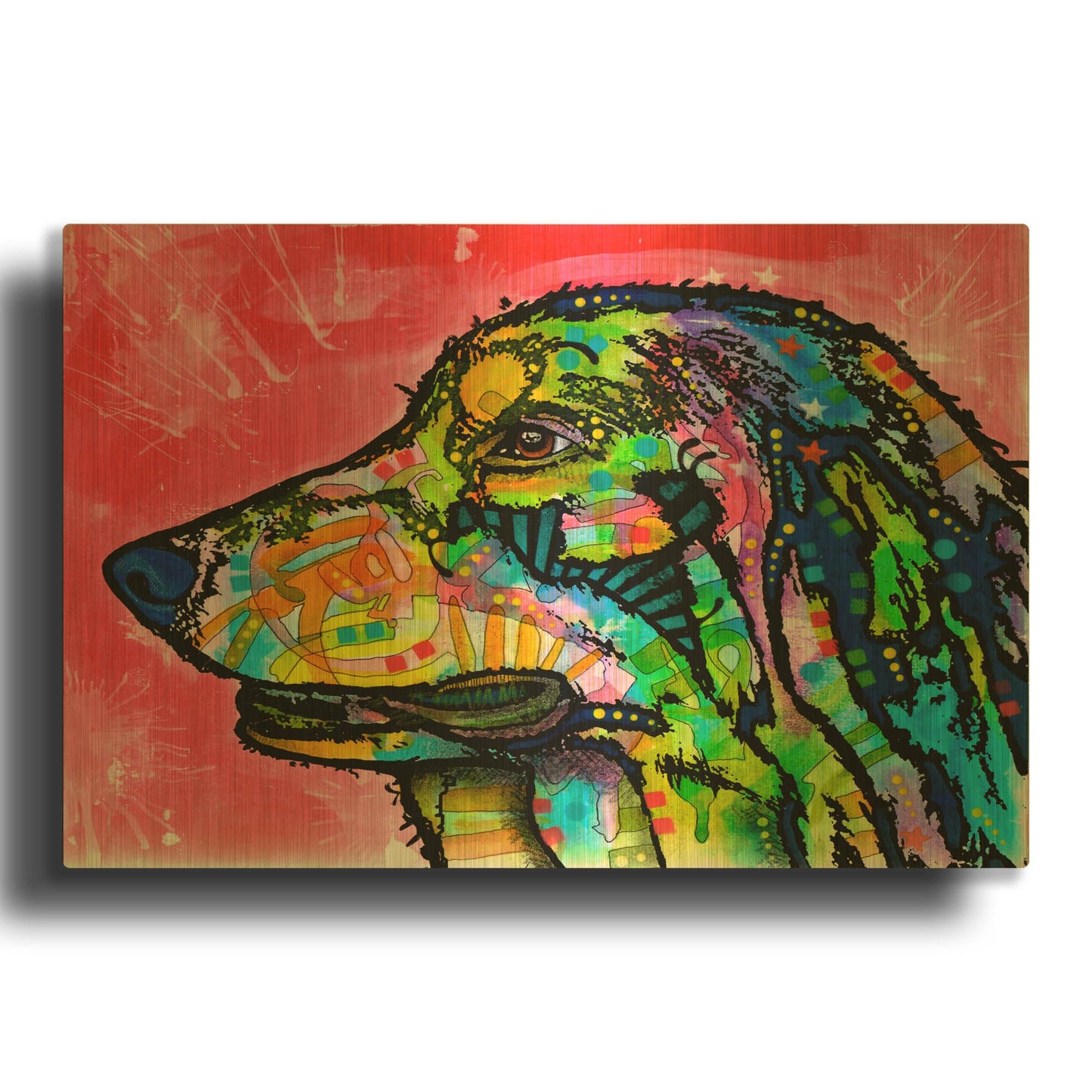 'Quinn' By Dean Russo Gold Metal Wall Art