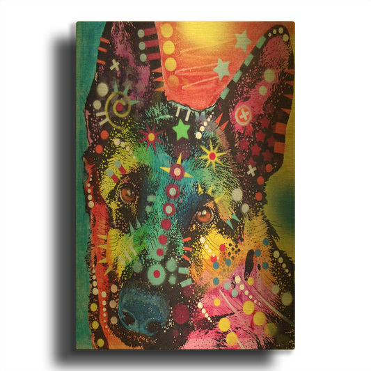 'Shep' By Dean Russo Gold Metal Wall Art
